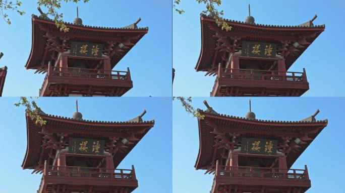 钟楼寺庙中式建筑上海嘉定南翔云翔寺