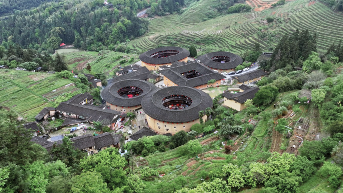 福建南靖田螺坑土楼群合集