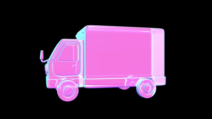 卡通卡车 交通工具图标可爱动画片运输9