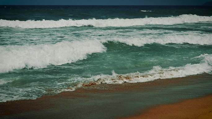 海浪实拍视频