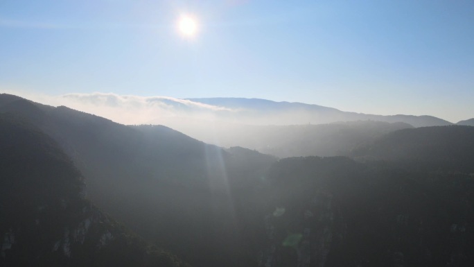 江西九江庐山景区风光云海唯美