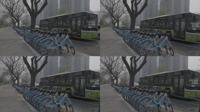 北京宣传片城市地标国贸环境公交车共享单车