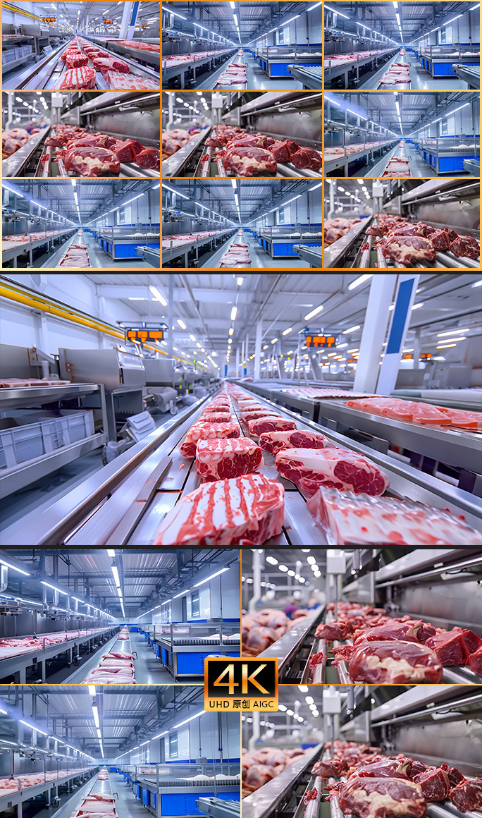 肉类加工生产线 牛肉猪肉 自动现代化工厂