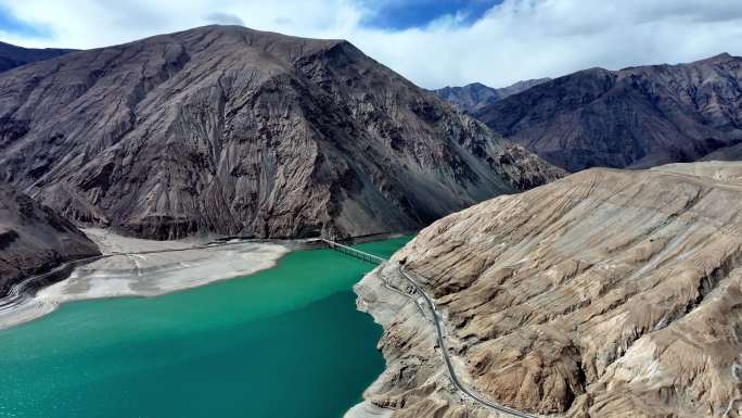 （合集）新疆塔县班迪尔湖下板地水库延时