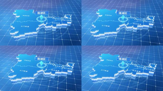 莲湖区蓝色三维科技区位地图