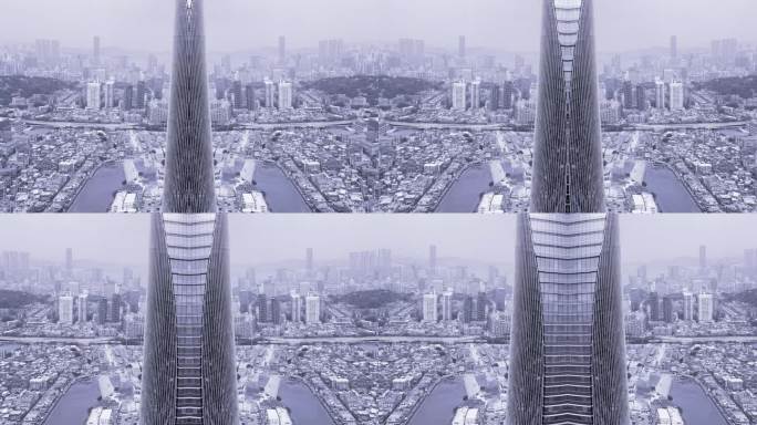 城市镜像效应 生长的建筑【4k原创】