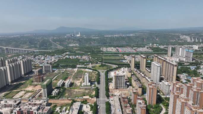 铜川城市空景铜川宣传片素材航拍铜川