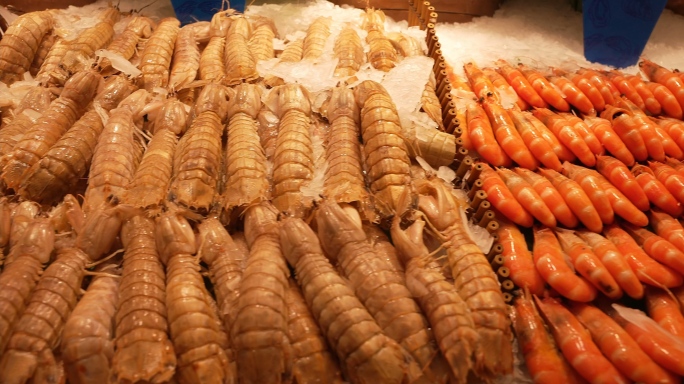 海鲜美食海鲜食材海鲜自助