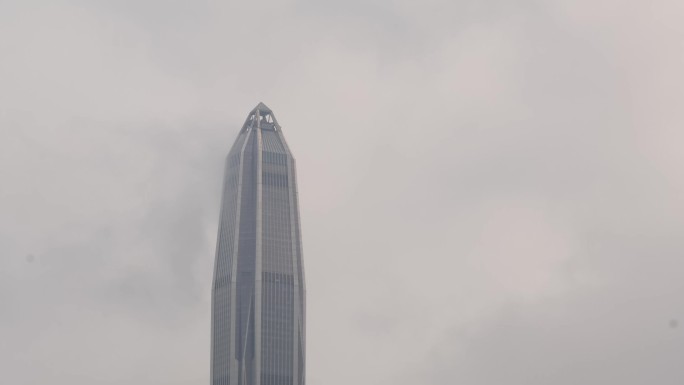 深圳平安大厦 延时摄影 全球 金融 风暴
