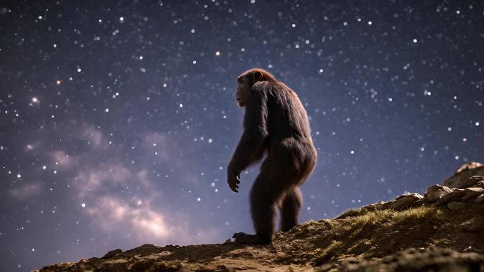 类人猿 原始人 猩猩 人类祖先 人类起源