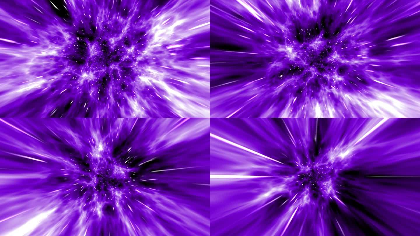 紫色粒子星云