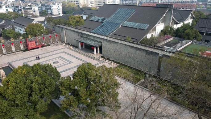 4k航拍中国黄酒博物馆