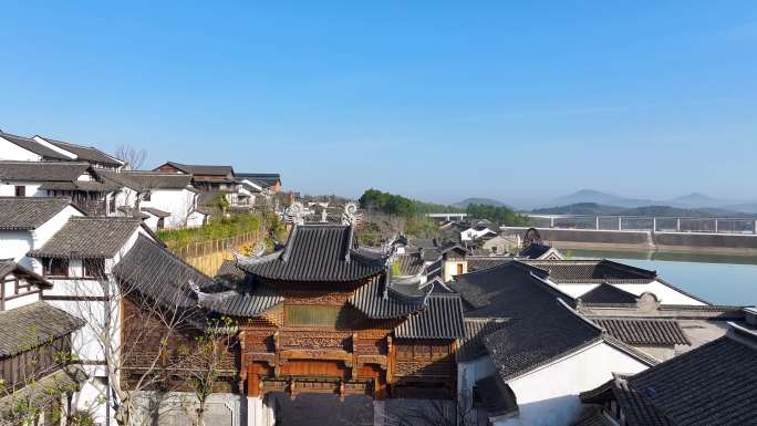 4K江苏宜兴阳羡旅游窑湖小镇风景区6