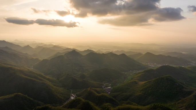 山川大地 大气唯美 日落延时