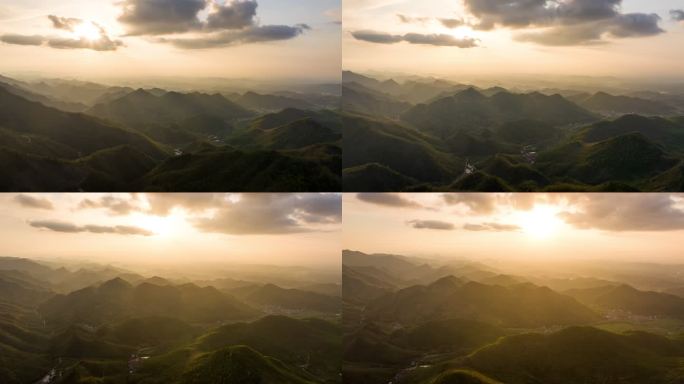 山川大地 大气唯美 日落延时