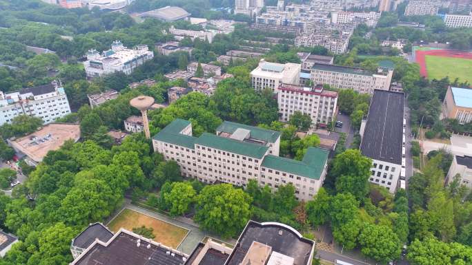 湖北武汉理工大学马房山校区东院东区航拍大