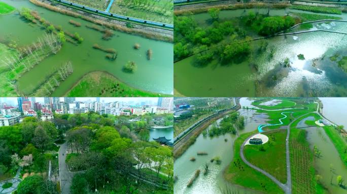 新济州湿地航拍