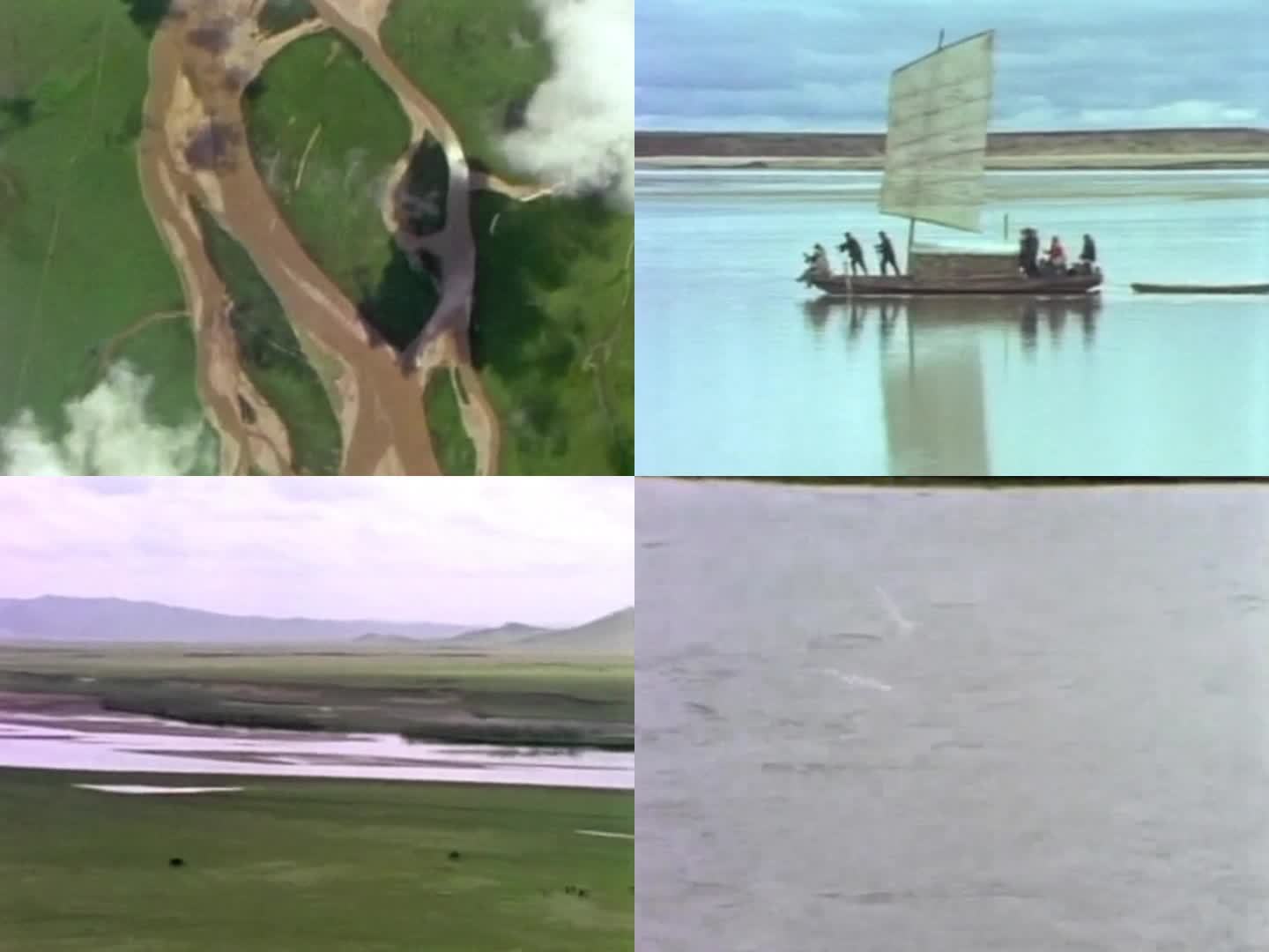 80年代黄河源上游  有史以来第一次航拍