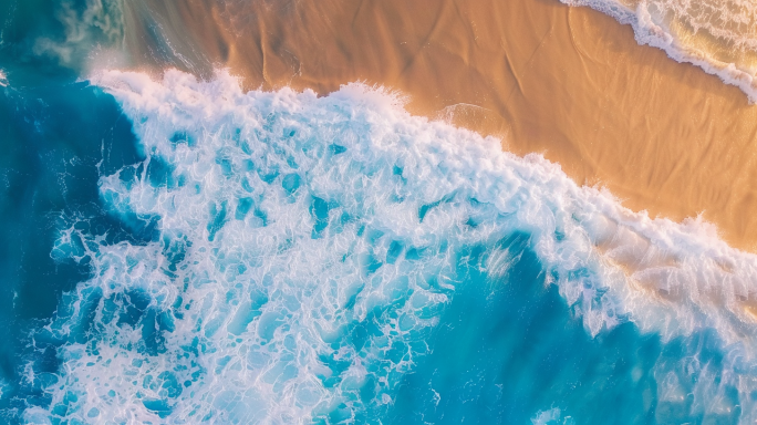 壮观海浪浪花视频素材