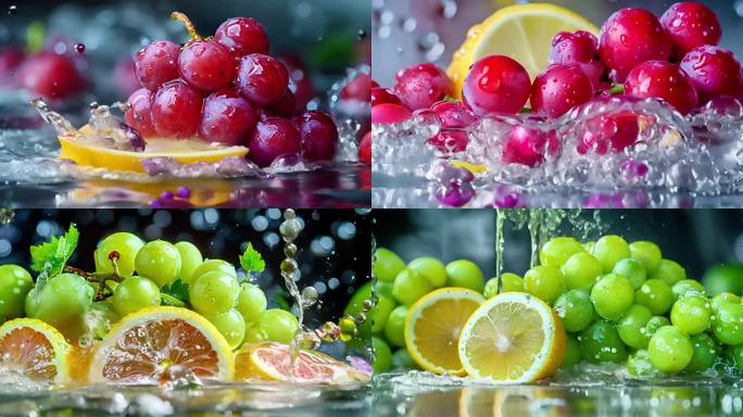 葡萄+水果