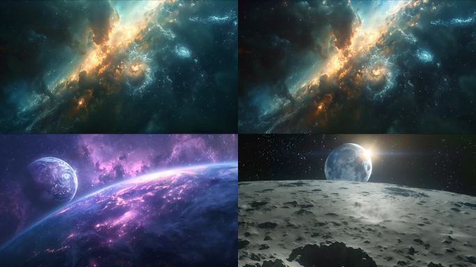 4k 神秘浩瀚的宇宙