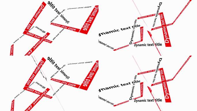 动态感分类文字标题AE模板