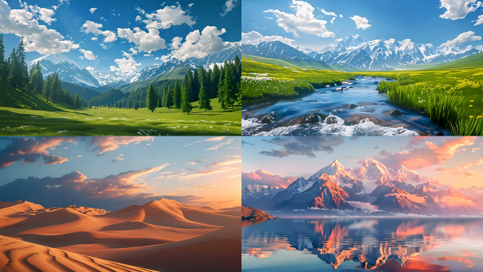 祖国大自然风光新疆风景