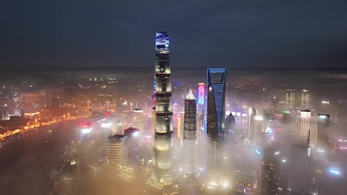 2024上海 上海云雾 上海夜景云雾
