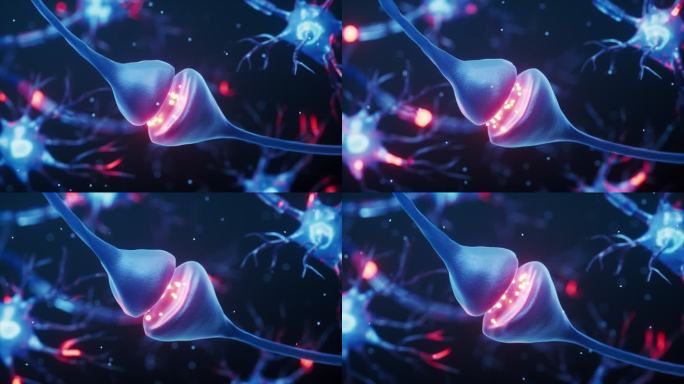 神经元细胞生物健康概念8K三维渲染