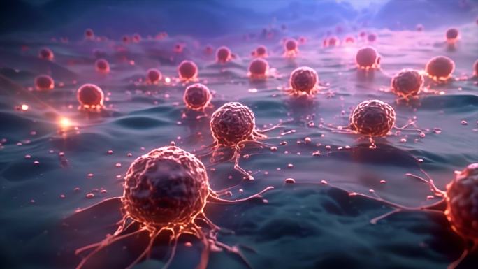 细菌病毒癌细胞肿瘤形成癌症素材原创