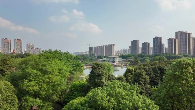 青白江凤凰湖风景