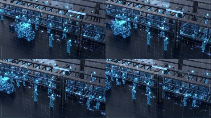 全息智慧科技工业汽车制作自动生产线C04