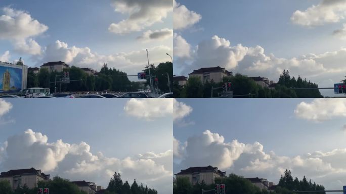 上海夏日的云