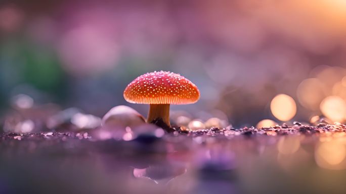 【原创4K】唯美蘑菇真菌拍摄