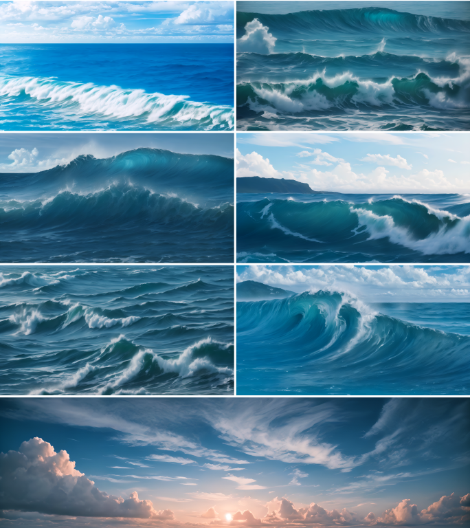 大海海水 海洋海浪