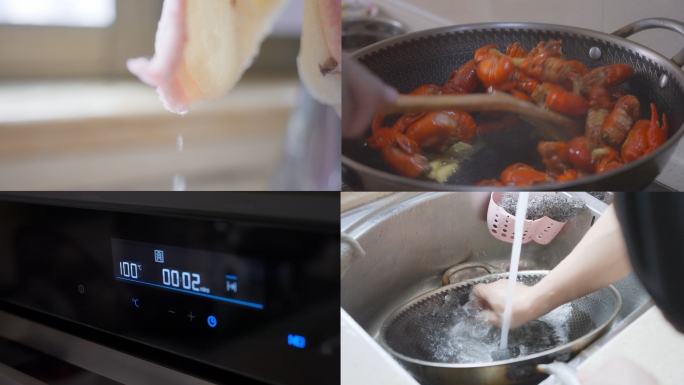 家庭厨房丨洗锅洗菜丨切菜丨做菜