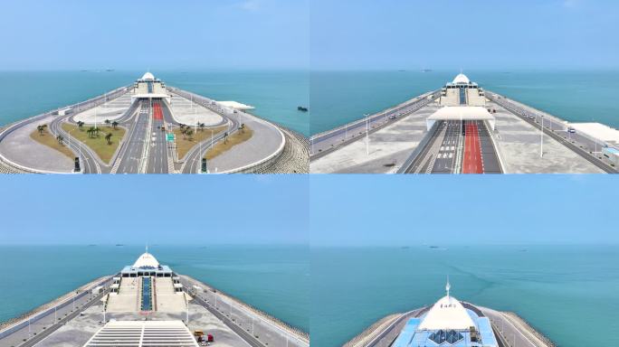 一镜到底穿越港珠澳大桥蓝海豚岛