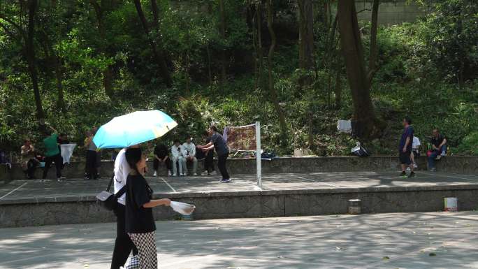 人文街景 旅游 景区运动场 羽毛球