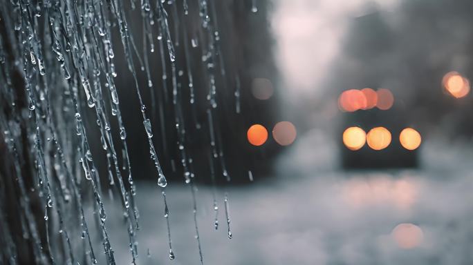 冬天雪景唯美镜头