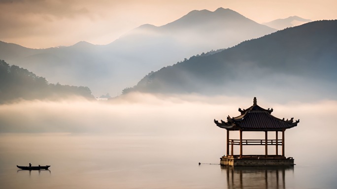 中国唯美风景长江黄河西湖