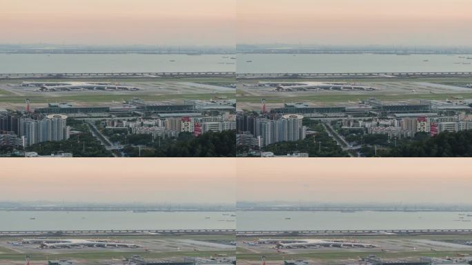 深圳机场卫星厅和东枢纽工地延时摄影