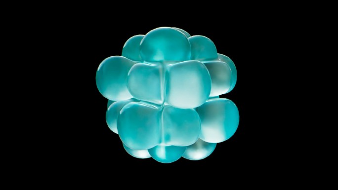玻璃球变形  弹力球变形