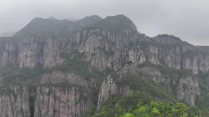 浙江温州雁荡山航拍