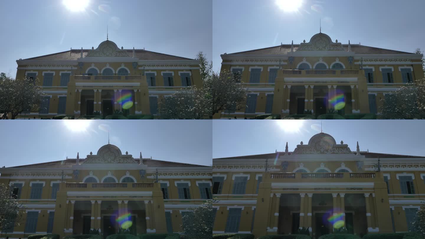 东南亚柬埔寨马德望历史博物馆法国殖民建筑