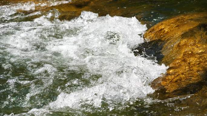 水小溪小河溪流流水水花浪花