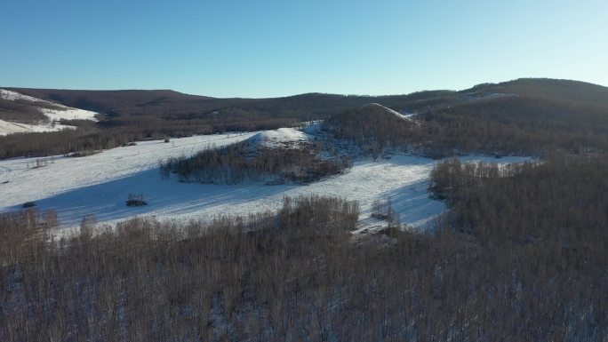 呼伦贝尔雪景