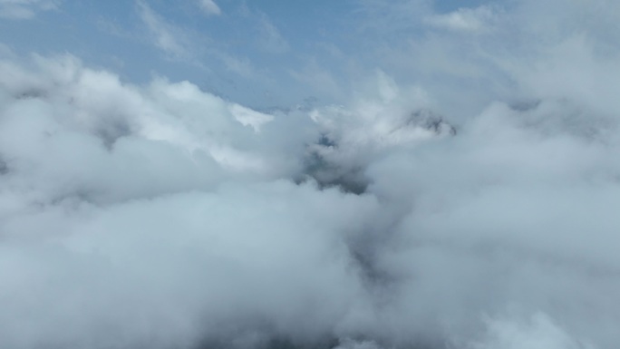 云海延时 云海翻滚 大气云层