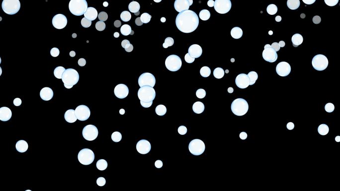 气泡粒子带通道素材元素
