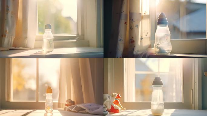 窗台前的奶瓶：温馨童年记忆