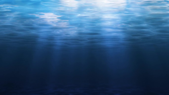 深蓝海底背景视频素材